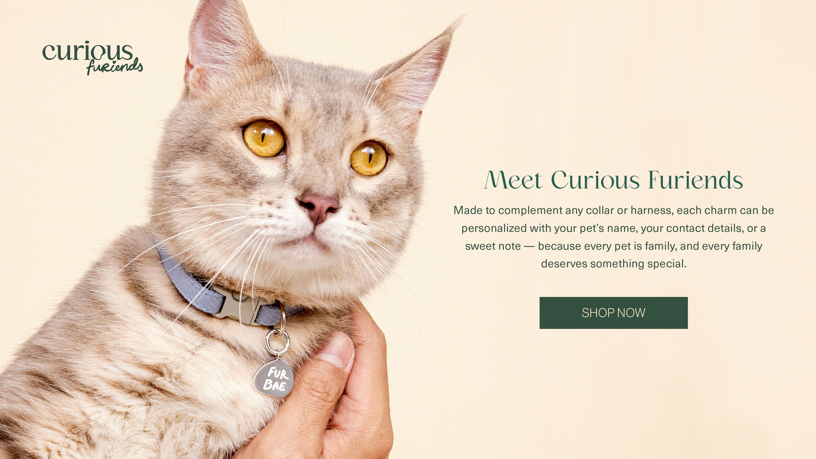 Curious Furiends Pet Charm
