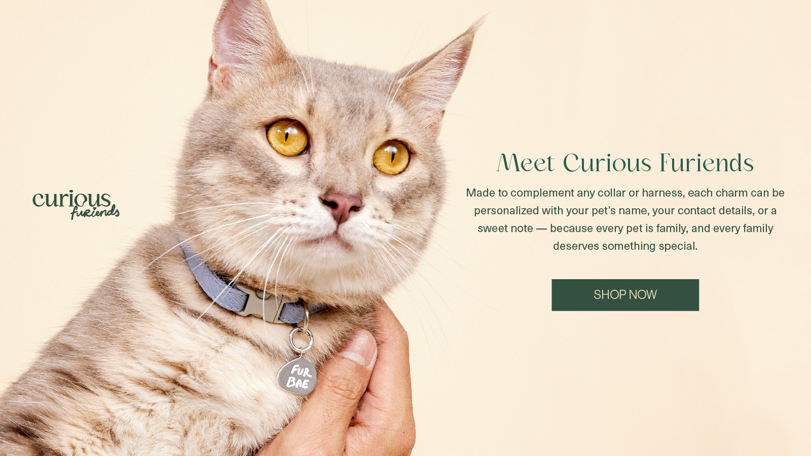 Curious Furiends Pet Charm