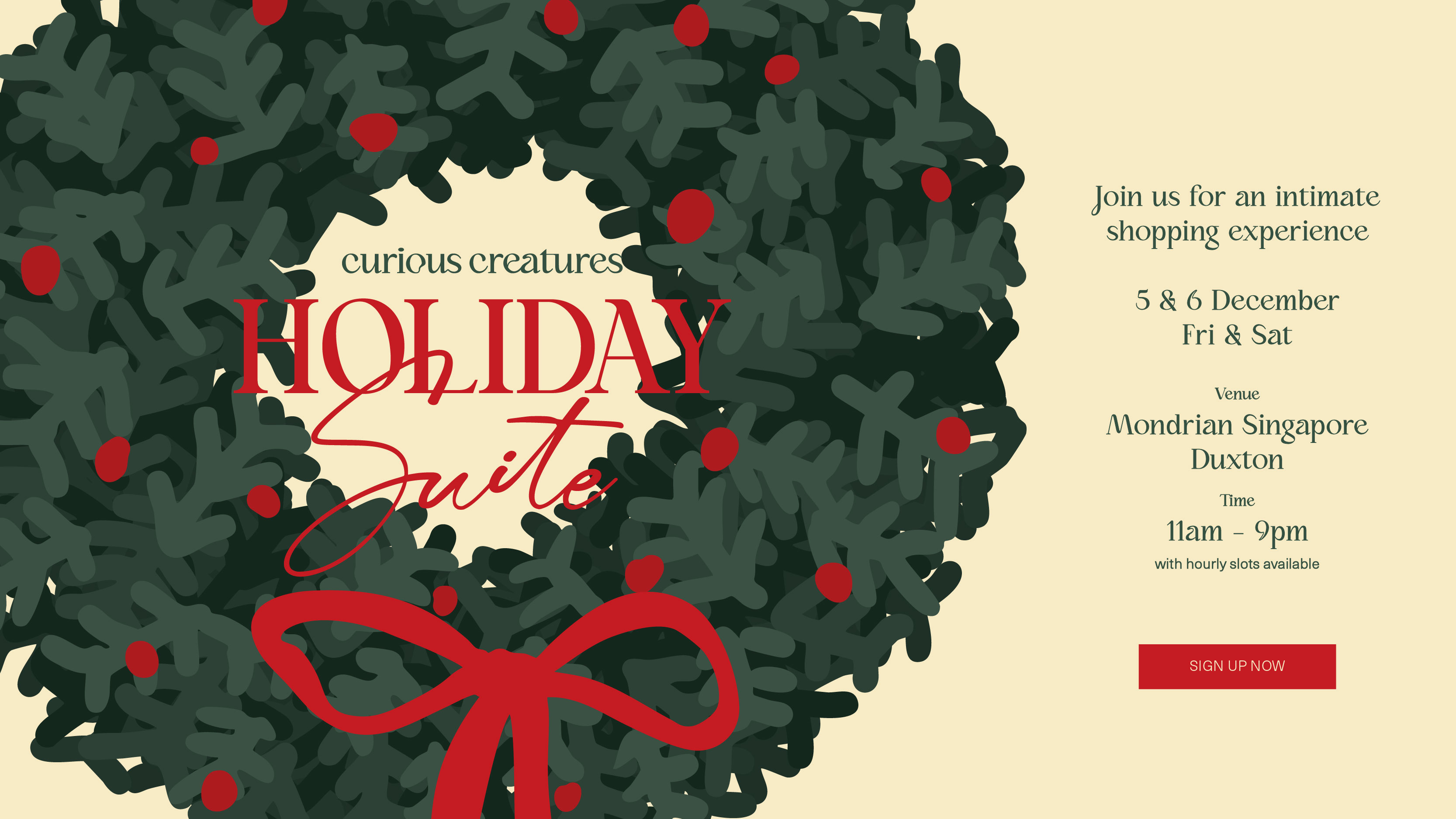 Curious Creatures Holiday Suite