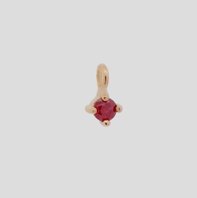 14K Birthstone Charm - Ruby