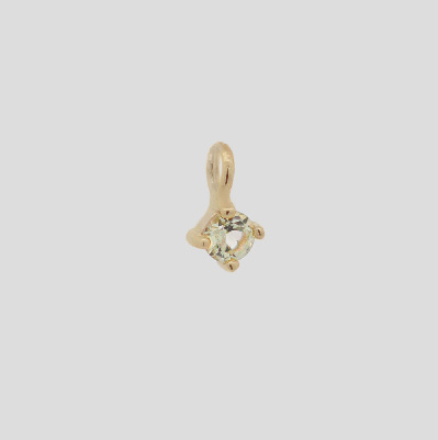 14K Birthstone Charm - Peridot