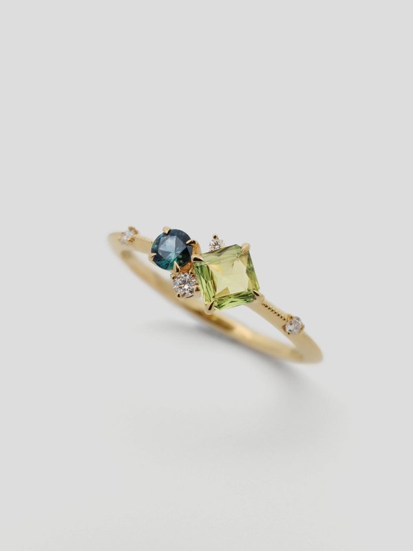 One-of-a-kind Curiousity Ring - Parti Sapphire 06