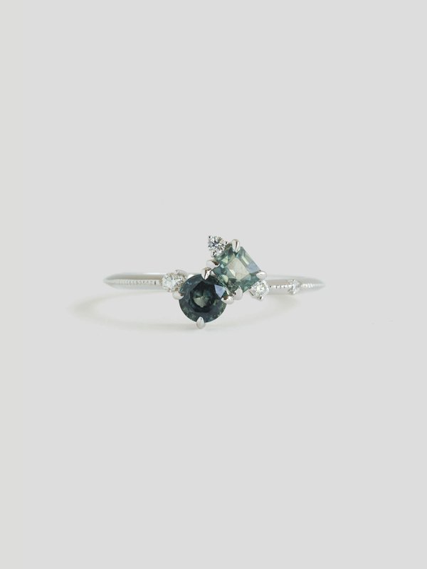 One-of-a-kind Curiousity Ring - Parti Sapphire 12