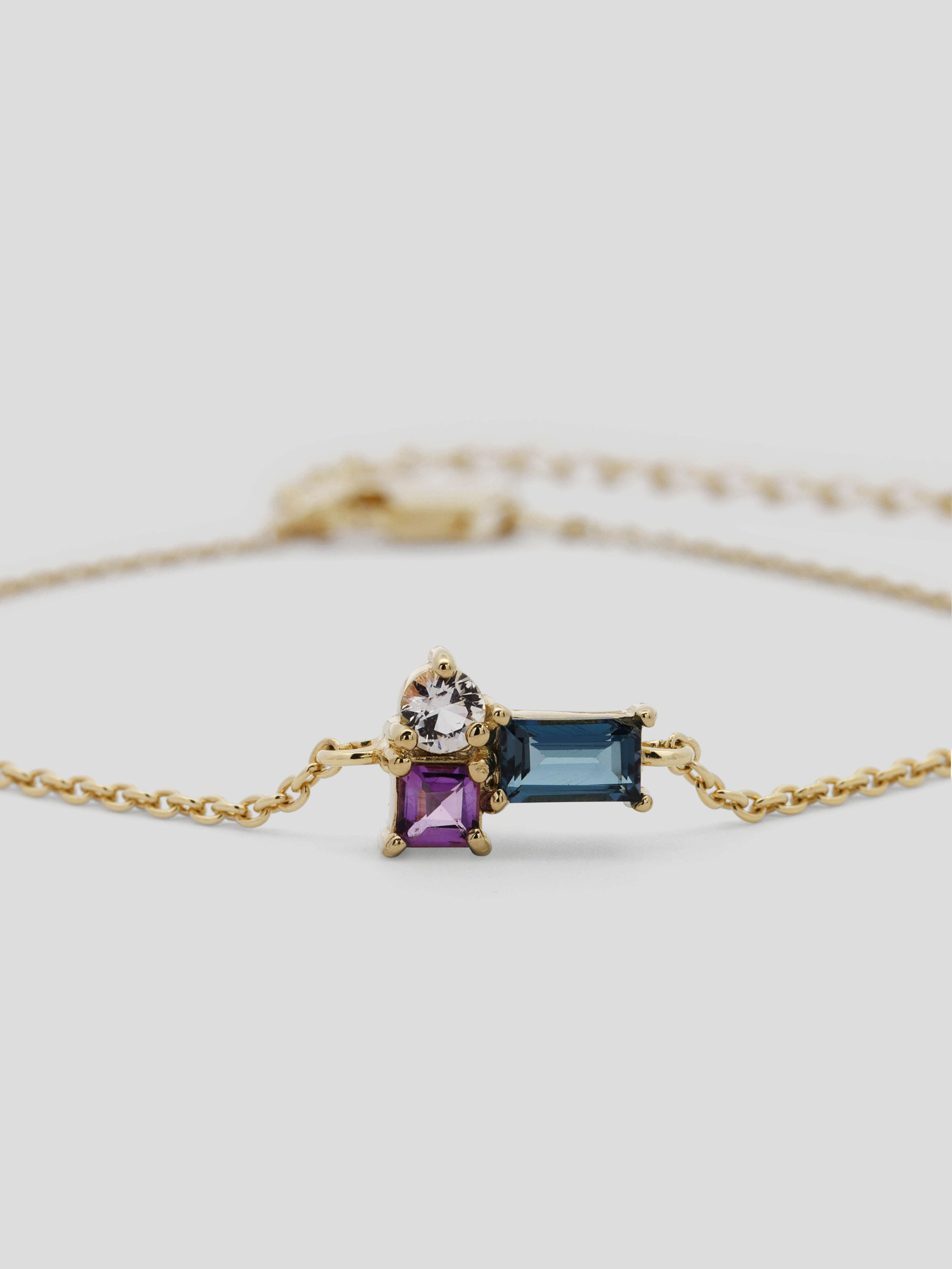 Rylee Bracelet - London Blue Topaz in Silver