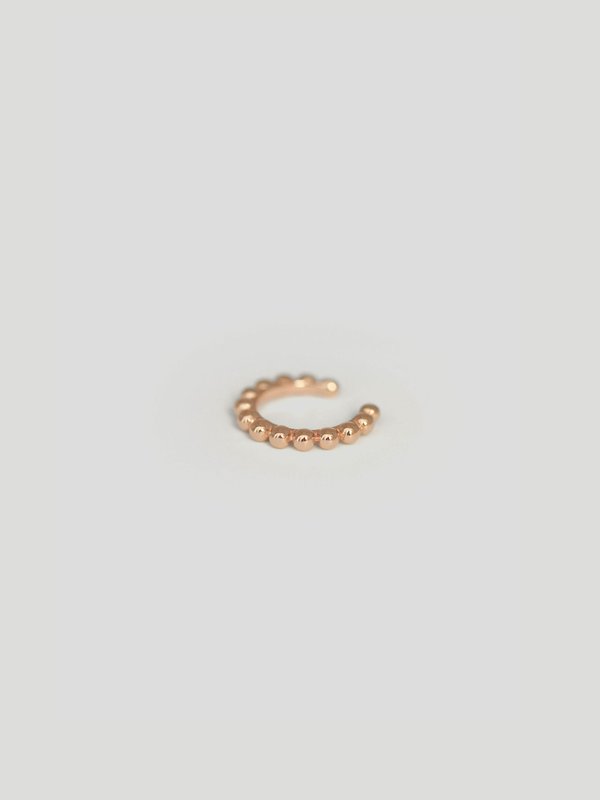 Dotted Ear Cuff in Rose Gold (Single)