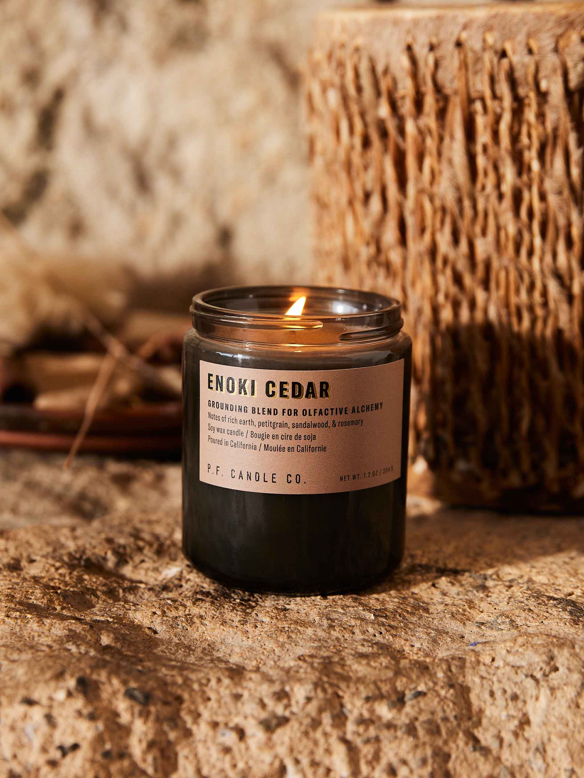 P.F Candle - Enoki Cedar | Curious Creatures