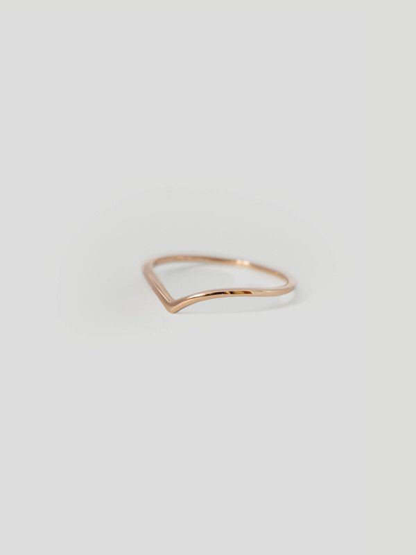 Arc Ring in Rose Gold