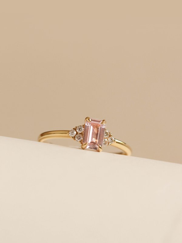 One-of-a-kind Companion Ring - Pink Sapphire in 18K Gold