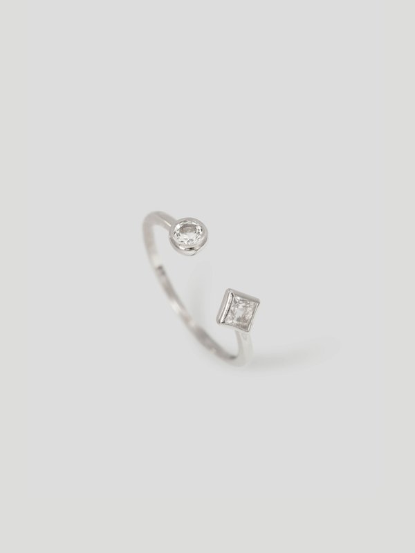 Serena Ring - White Topaz in Silver