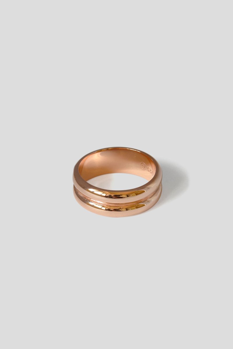 Arc Rose Gold Ring