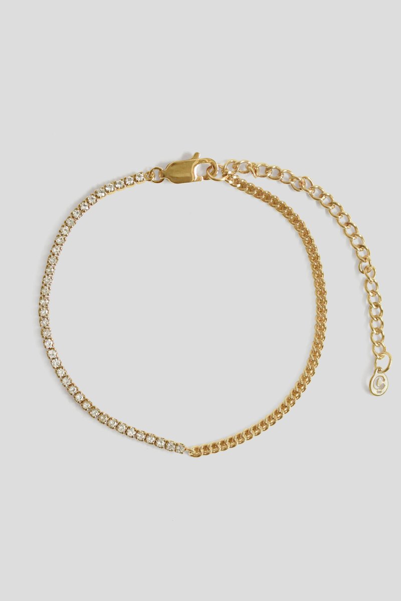 Dots Gold Anklet