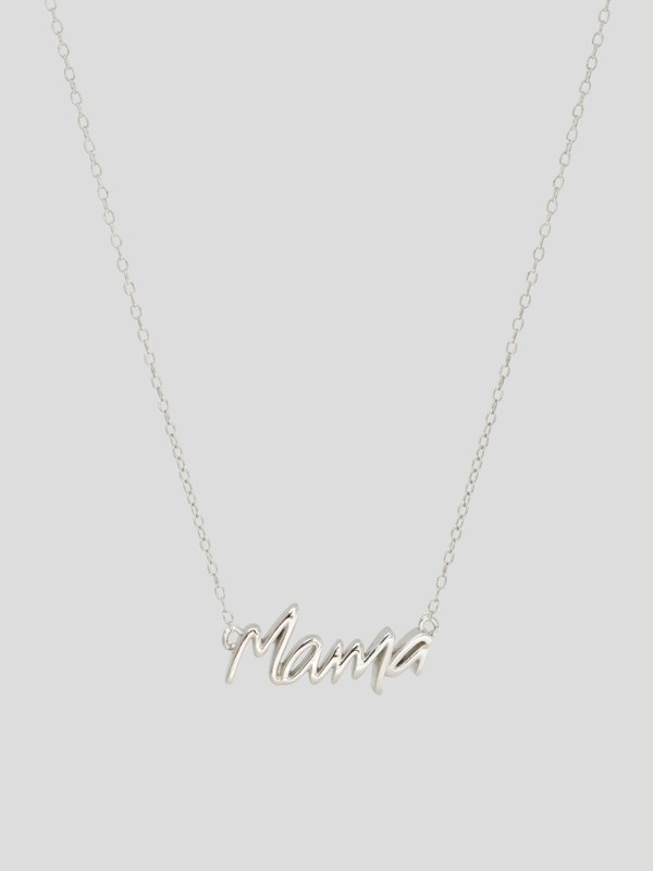 Mama Necklace in Silver