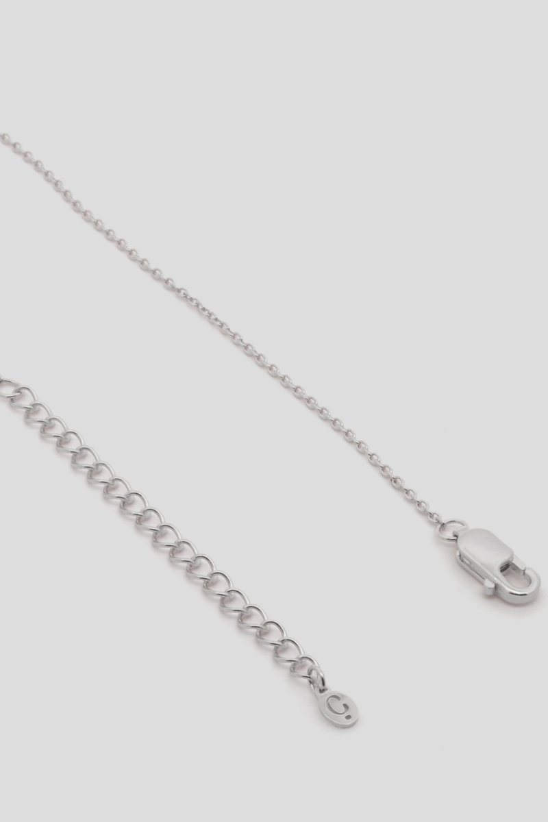 Satellite Silver Layered Necklace 