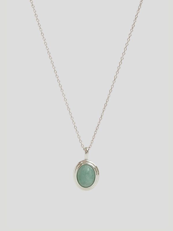 Olsen Necklace - Amazonite in Silver 