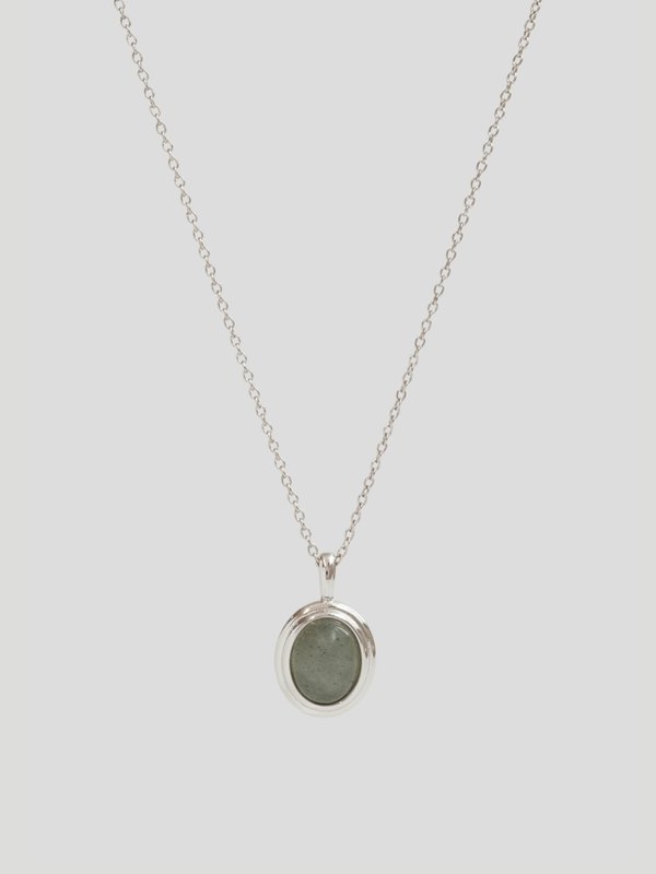 Olsen Necklace - Labradorite in Silver 