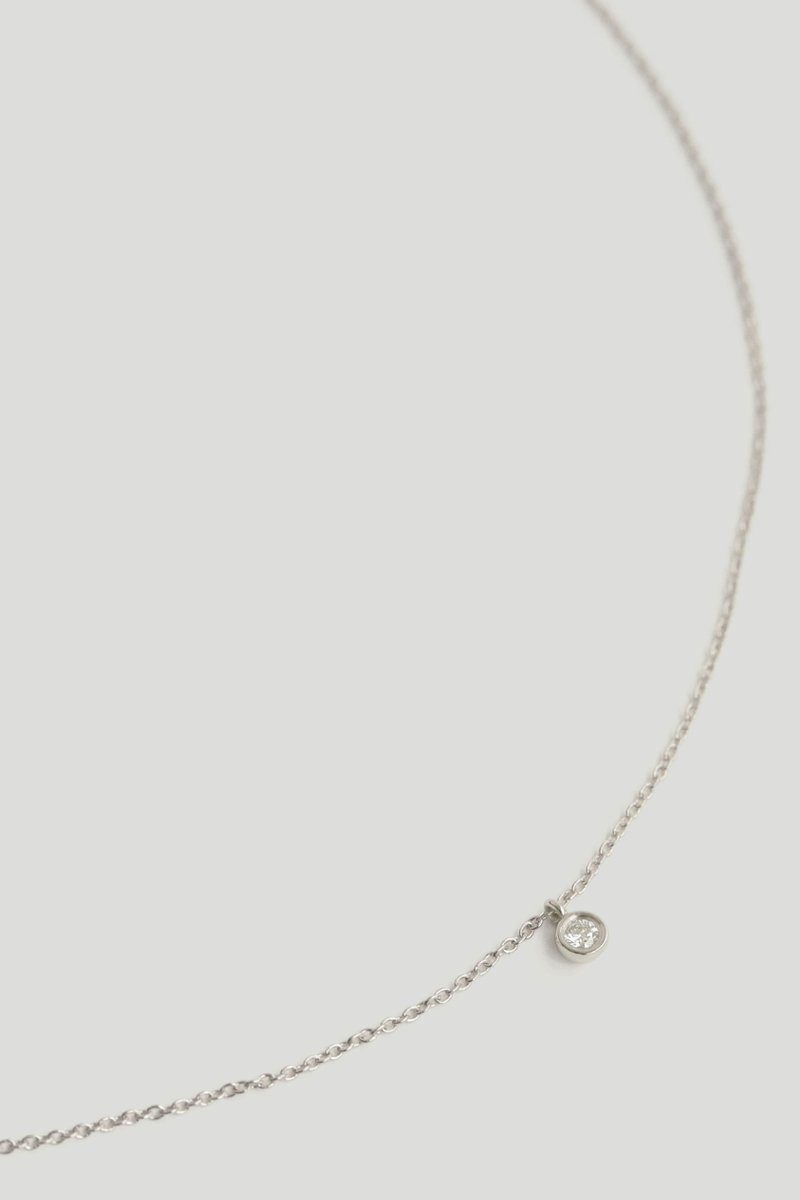 Stardust 14K White Gold Necklace with Diamonds