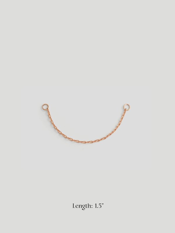 Ear Chains - Daydreamer Chain in 14K Solid Rose Gold (Single)