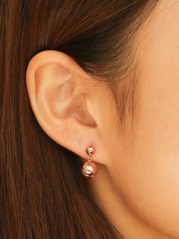 Bubble Earrings in Rose Gold