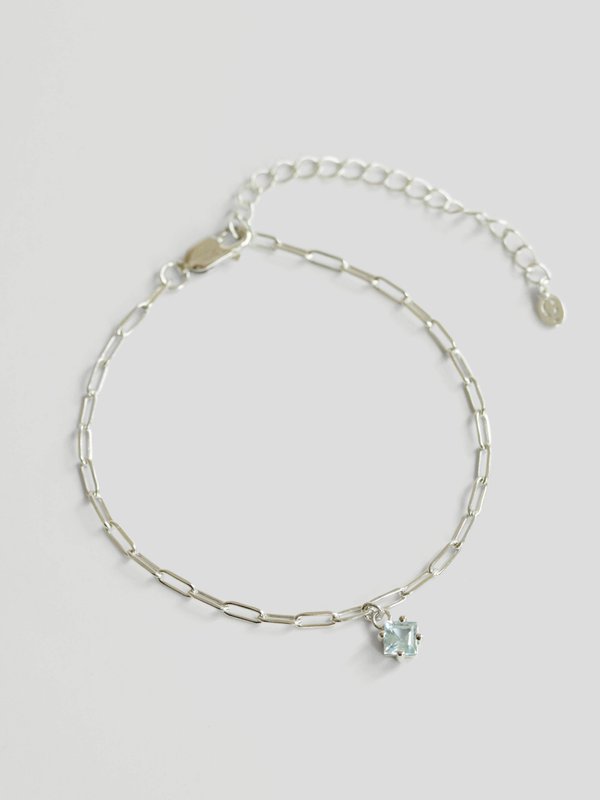 Kimberly Bracelet - Sky Blue Topaz in Silver 