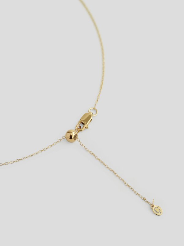 Vivienne Necklace - Sky Blue Topaz in Champagne Gold