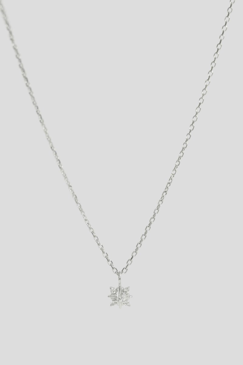 Stardust 14K White Gold Necklace with Diamonds