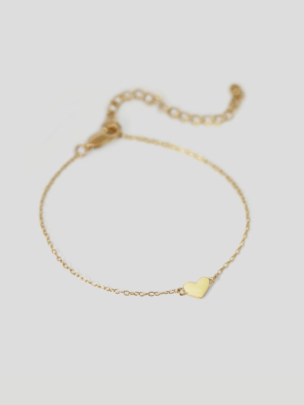 Enamour Bracelet - Butter Enamel in Champagne Gold