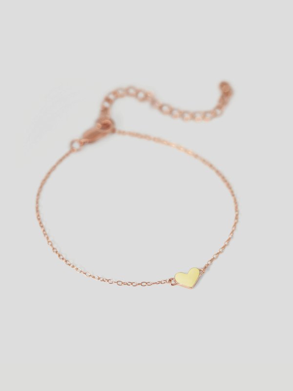 Enamour Bracelet - Butter Enamel in Rose Gold