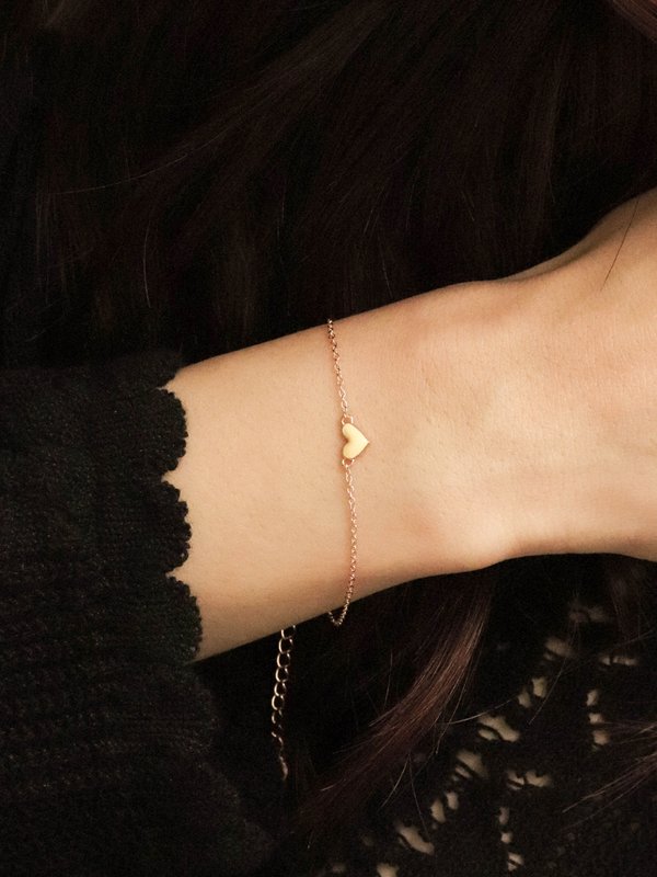 Enamour Bracelet - Butter Enamel in Rose Gold