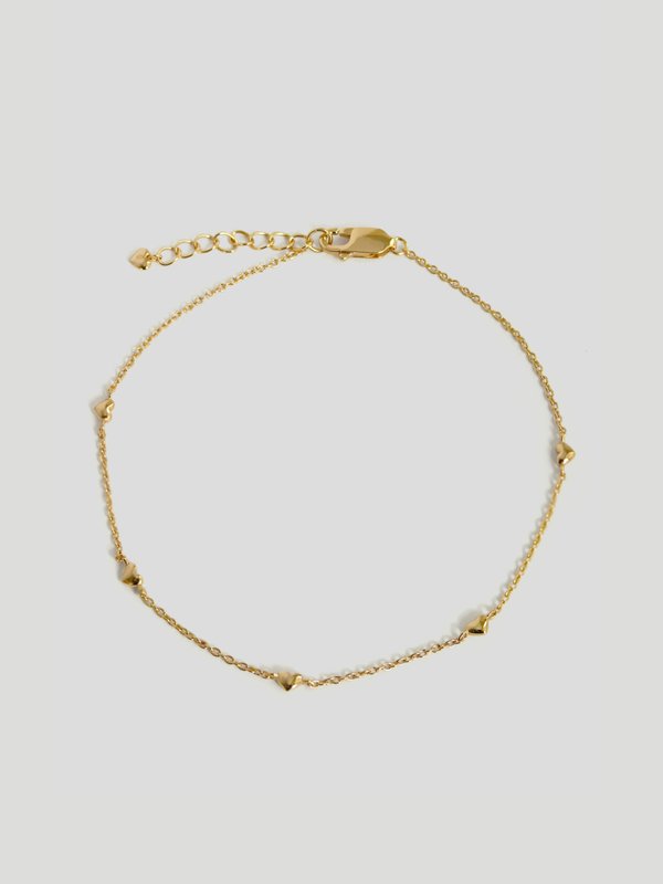 Strange x Curious - Clyde Anklet in Champagne Gold