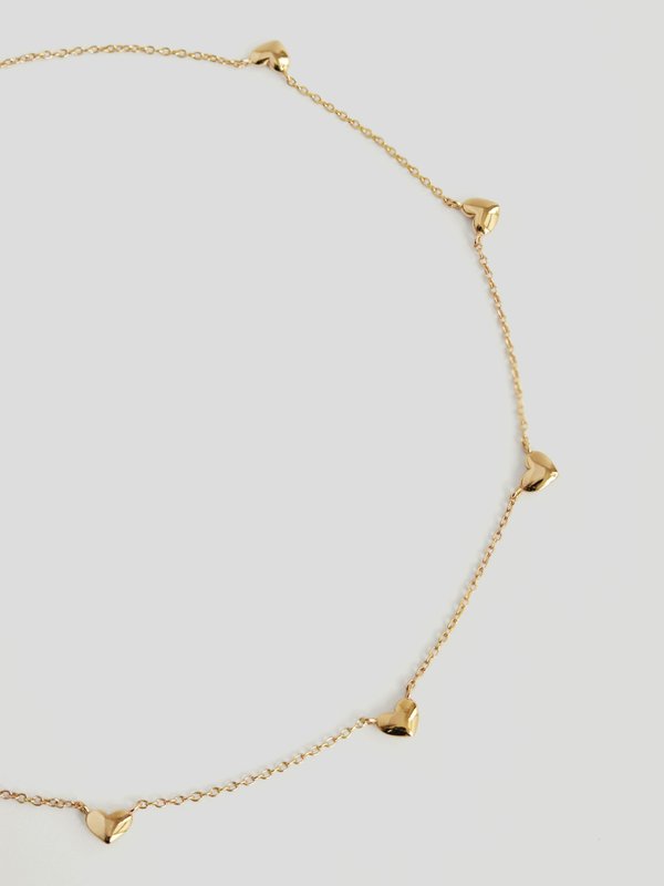 Strange x Curious - Clyde Choker Necklace in Champagne Gold