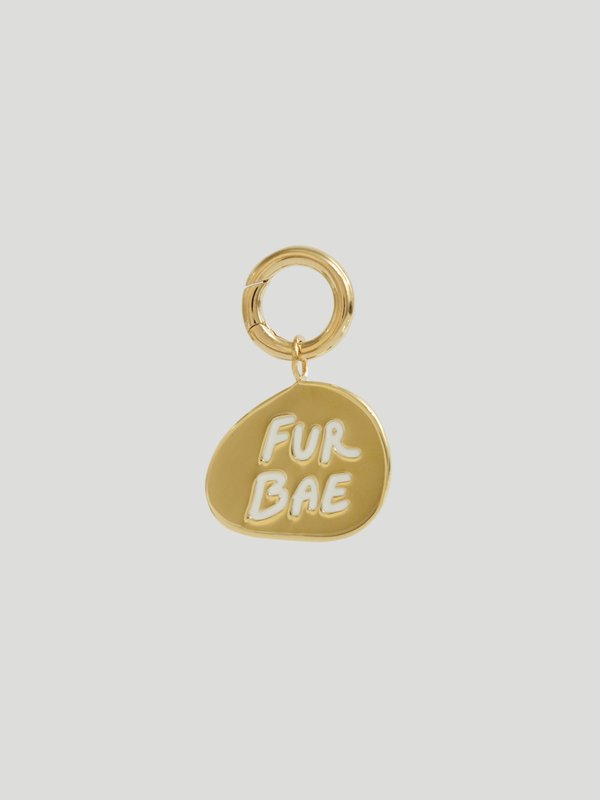Pet Charm - Fur Bae in Champagne Gold