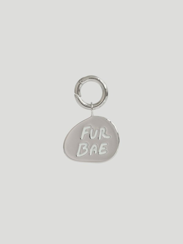 Pet Charm - Fur Bae in Silver