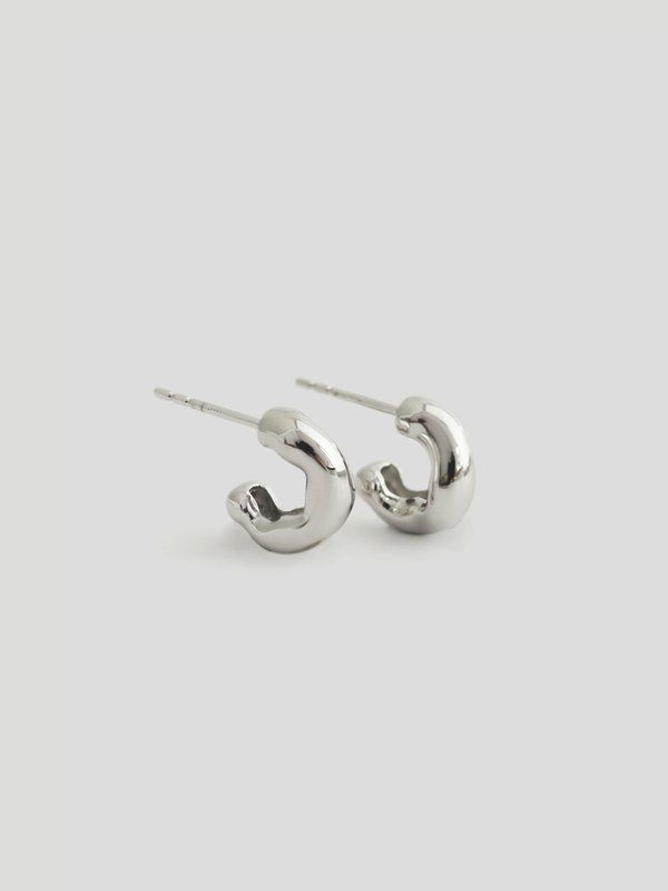 Loom Earrings in Silver