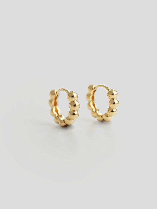 Lula Ear Huggers in Champagne Gold