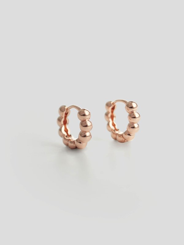 Lula Ear Huggers in Rose Gold