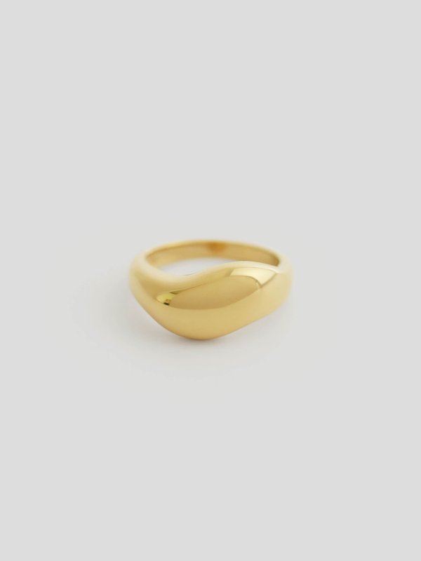Dune Ring in Champagne Gold