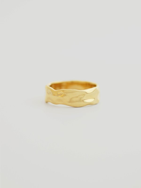 Forge Ring in Champagne Gold