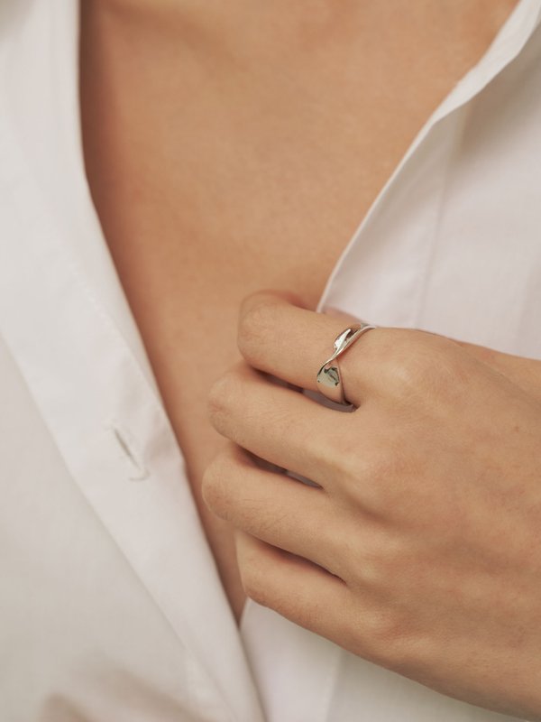 Spun Ring in Silver
