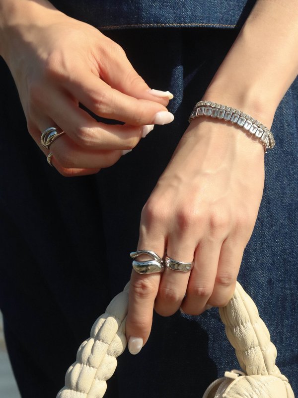 Brooklyn Tennis Bracelet - White Topaz in Silver