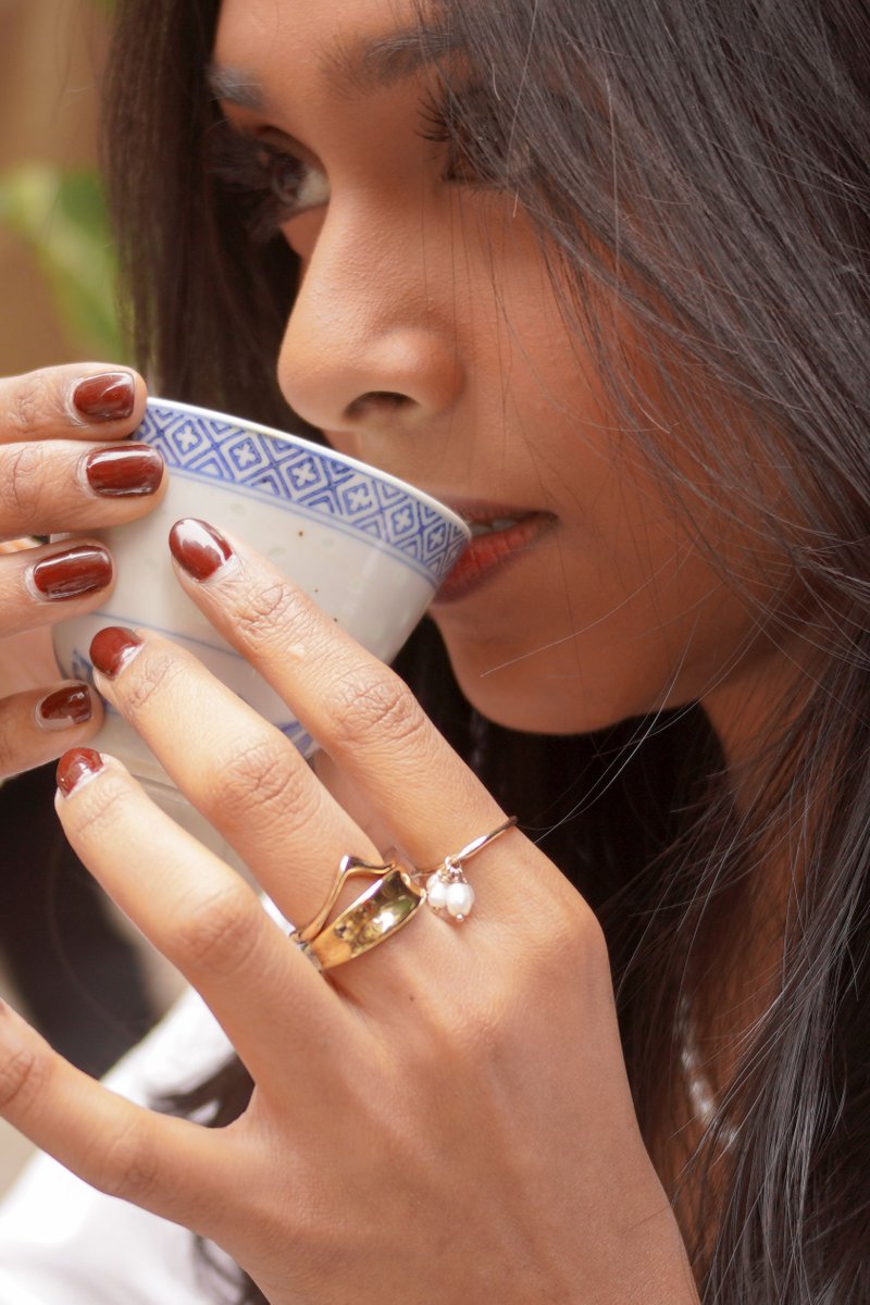 Arc Gold Ring