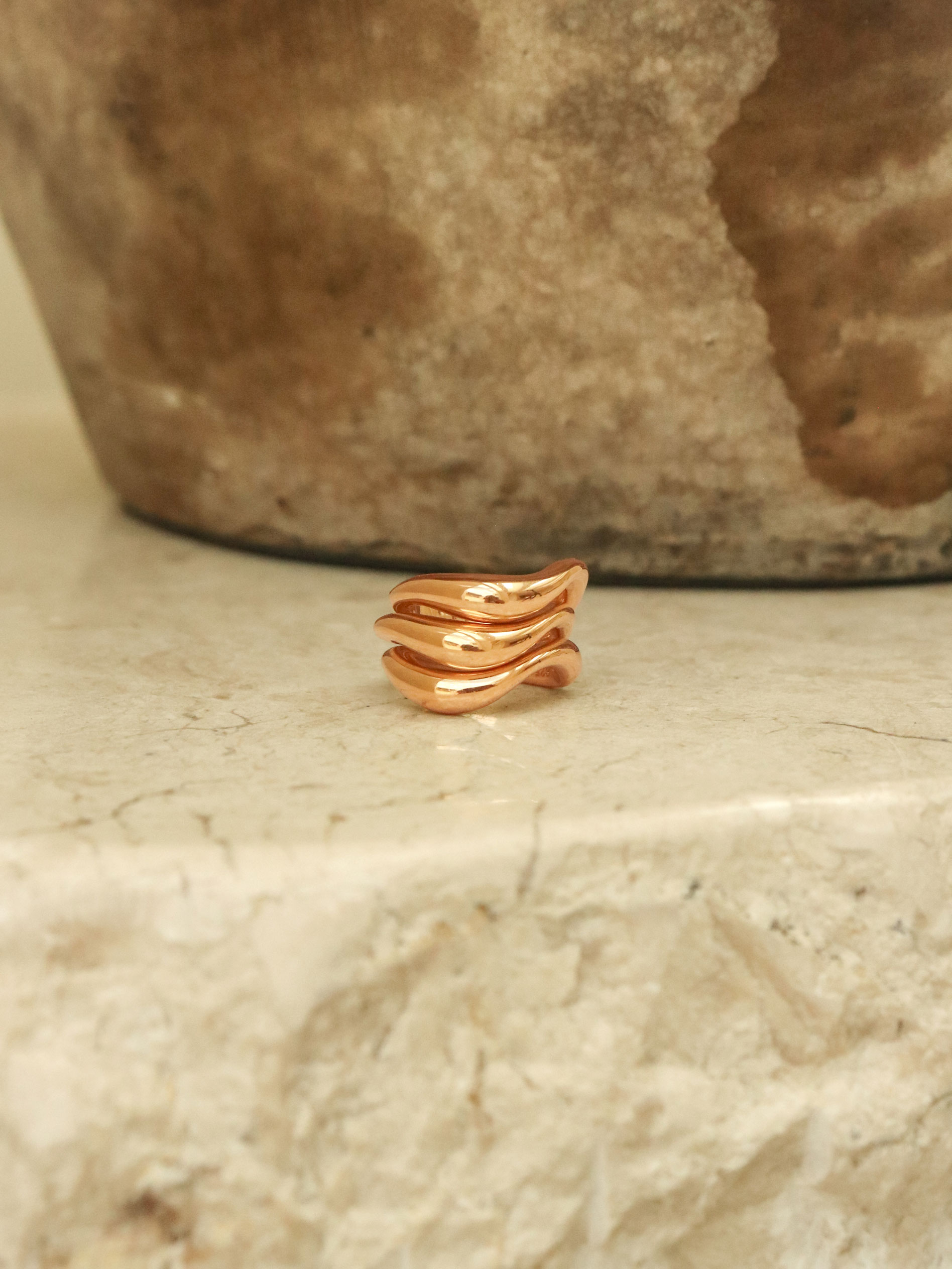 Pulse Ring in Rose Gold | Curious Creatures