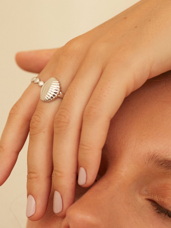 Align x Curious - Nautilus Ring in Silver