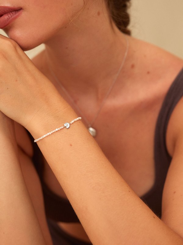 Align x Curious - Soleil Bracelet - Mother of Pearl in Silver
