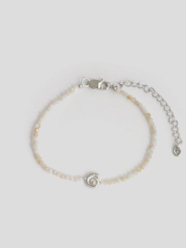 Align x Curious - Soleil Bracelet - Mother of Pearl in Silver