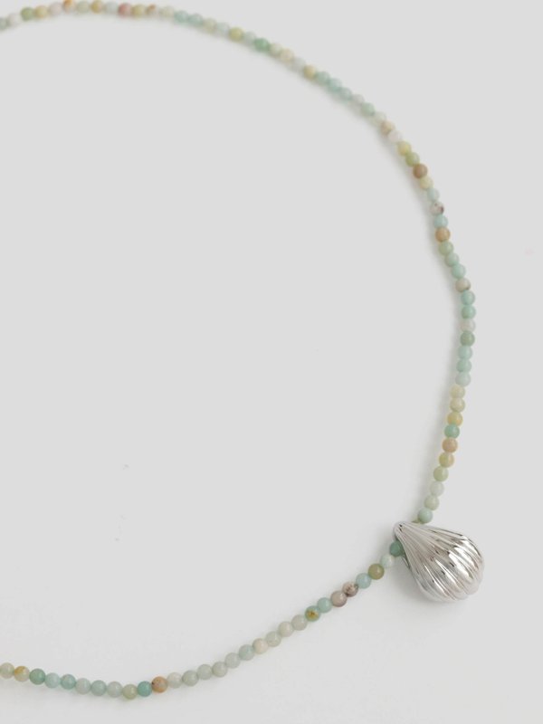 Align x Curious - Soleil Necklace - Amazonite in Silver