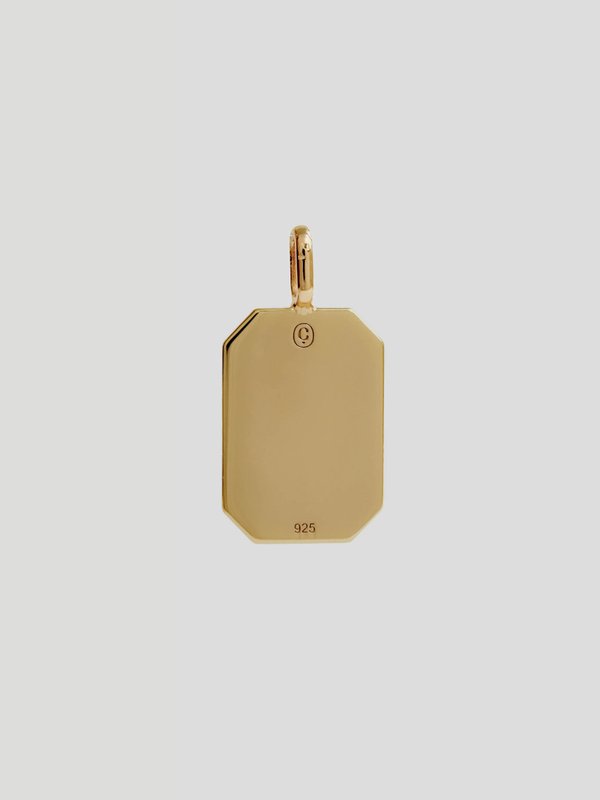 Armory Pendant (Medium) in Champagne Gold
