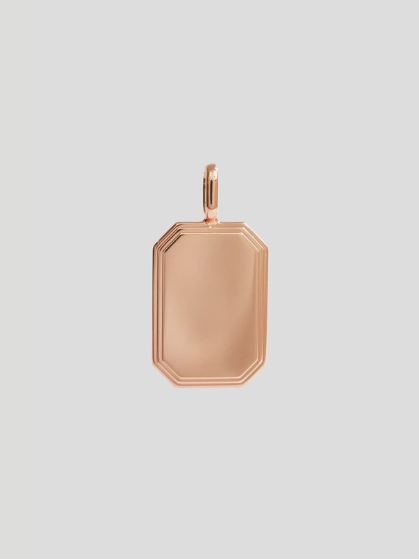 Armory Pendant (Medium) in Rose Gold
