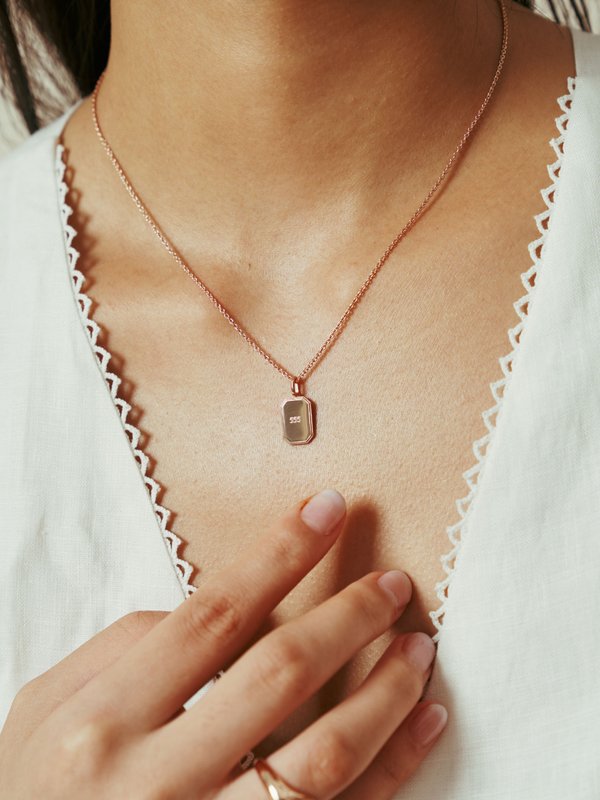 Armory Necklace (Petite) in Rose Gold