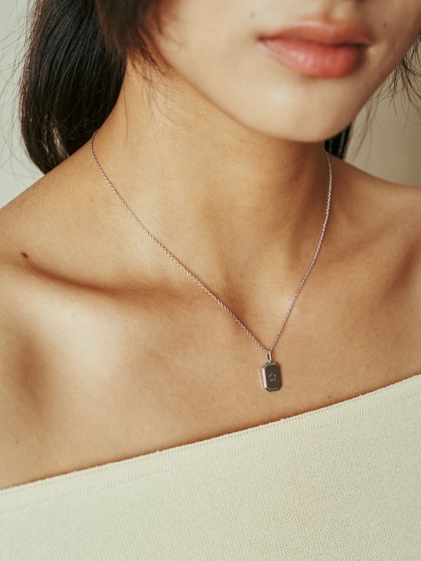 Armory Necklace (Petite) in Silver
