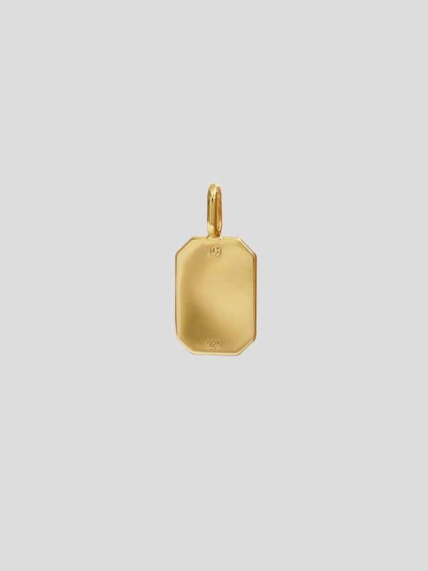 Armory Pendant (Petite) in Champagne Gold